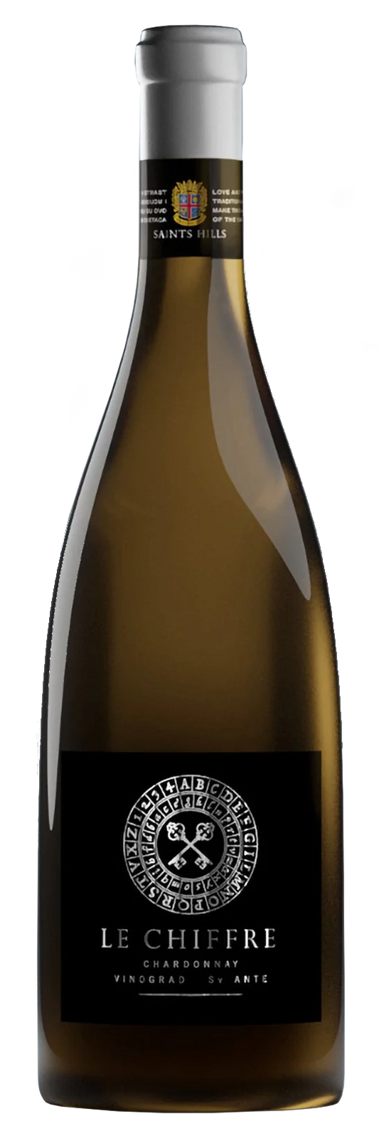 Saints Hills Le Chiffre Chardonnay 2022  Front Bottle Shot