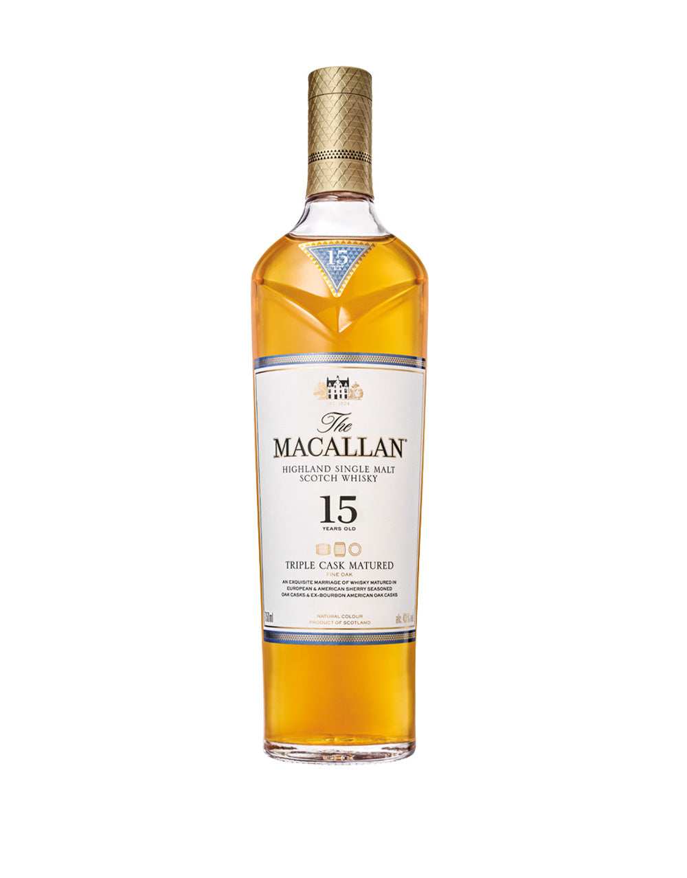 THE MACALLANÂ® TRIPLE CASK MATURED 15 YEARS OLD 750 ML