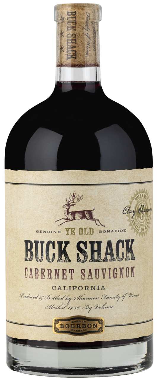 Shannon Ridge Buck Shack Bourbon Barrel Cabernet Sauvignon 2021  Front Bottle Shot