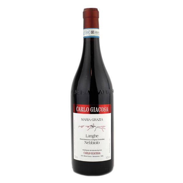 Carlo Giacosa Maria Grazia Langhe Nebbiolo 2021  Front Bottle Shot