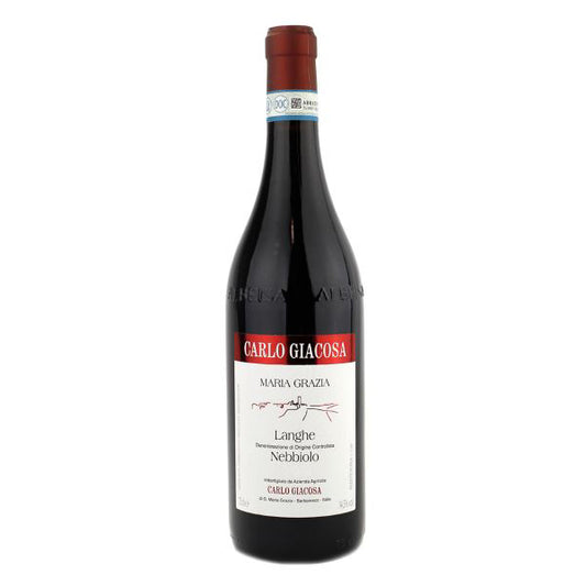 Carlo Giacosa Maria Grazia Langhe Nebbiolo 2021  Front Bottle Shot