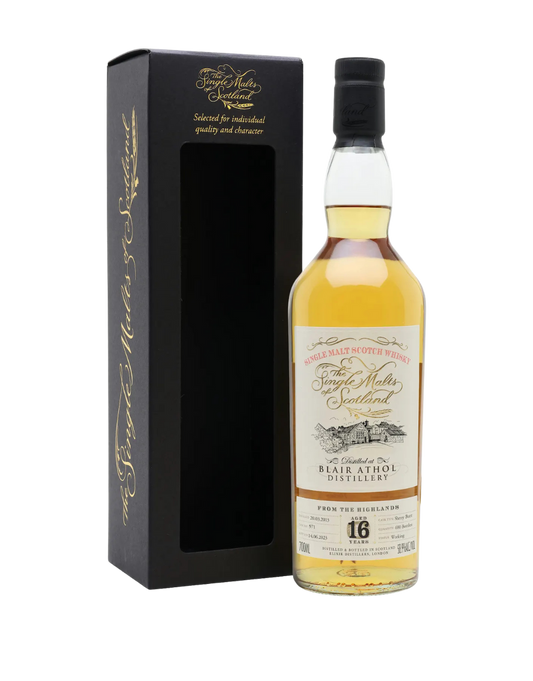 SINGLE MALTS OF SCOTLAND 2008 16 YEAR OLD BLAIR ATHOL CASK 700071 700 ML