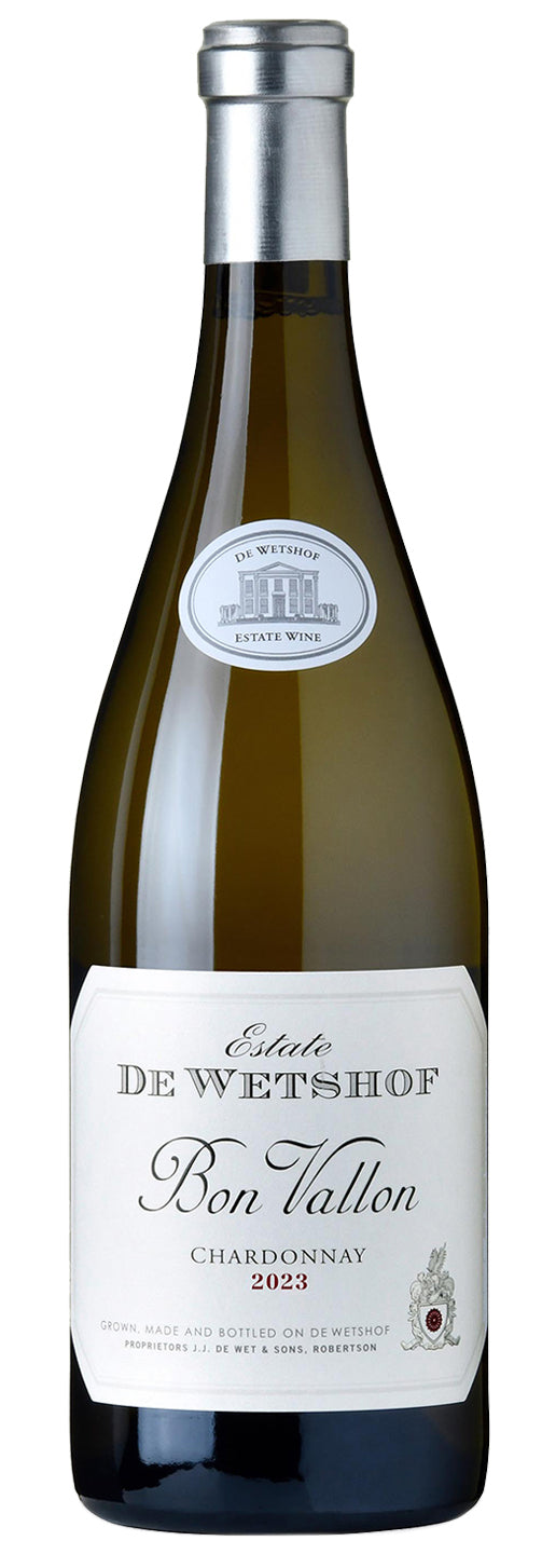De Wetshof Bon Vallon Chardonnay 2023  Front Bottle Shot