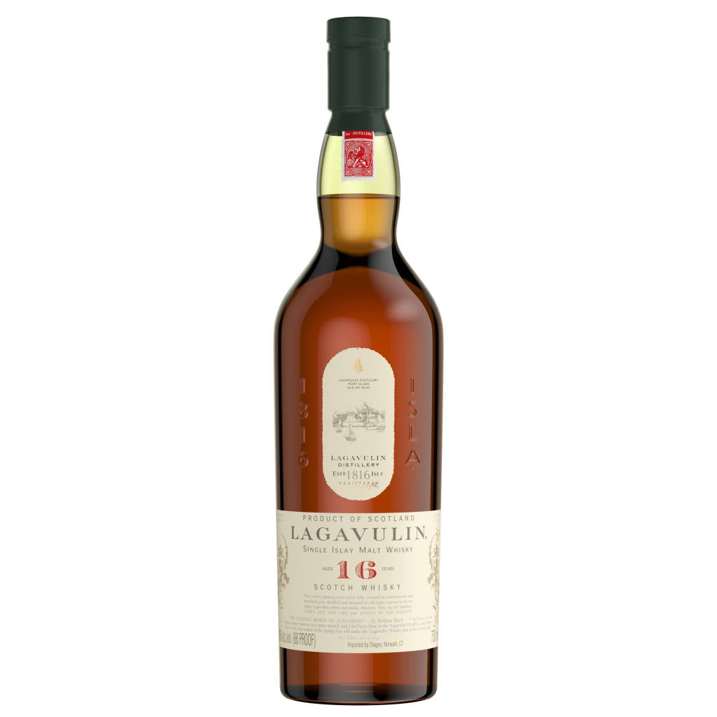 LAGAVULIN 16 YEAR OLD SINGLE MALT SCOTCH WHISKY 750 ML