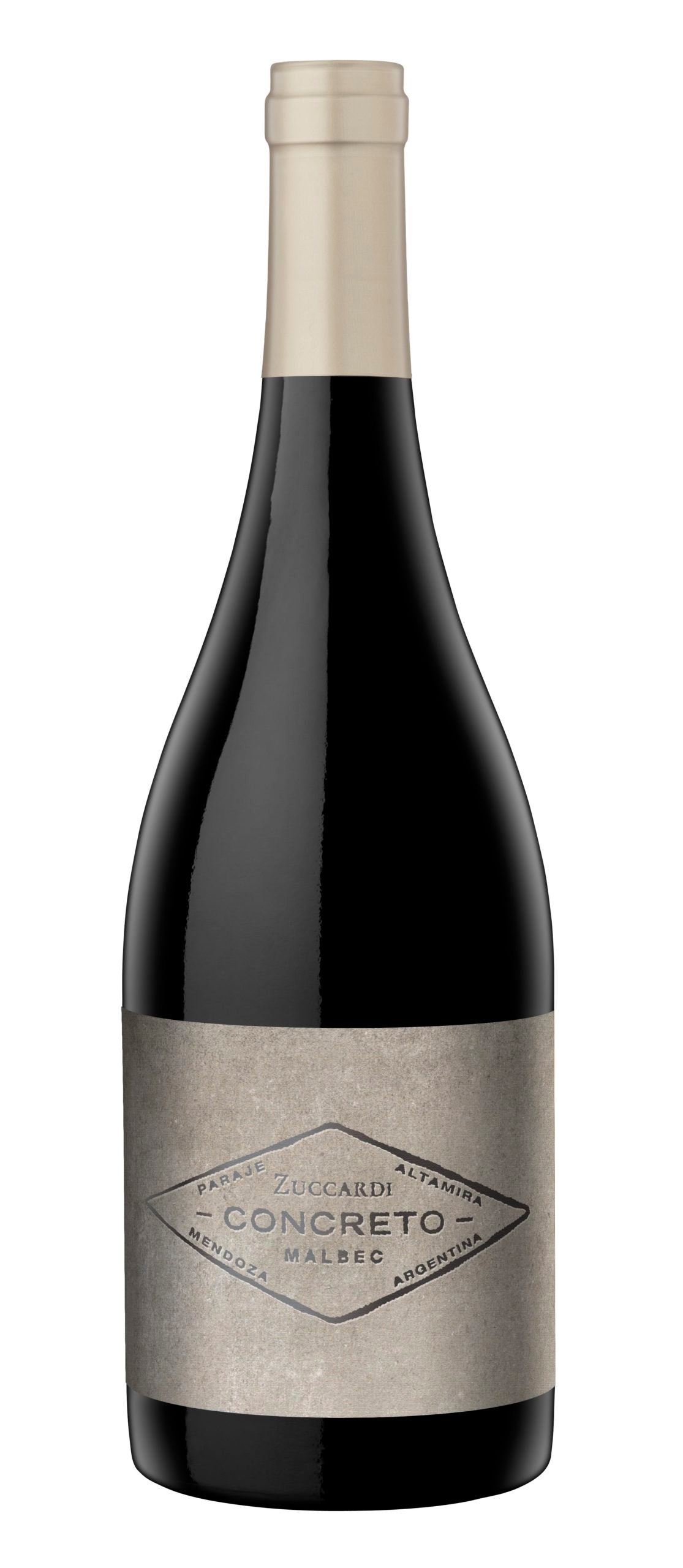 Zuccardi Concreto Malbec 2022  Front Bottle Shot