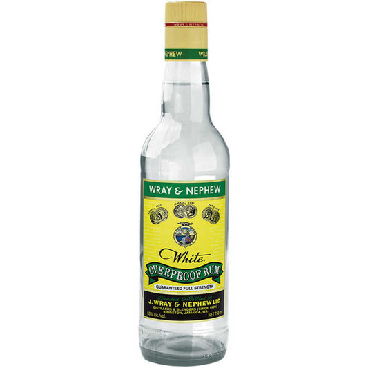 WRAY & NEPHEW WHITE OVERPROOF RUM 750 ML