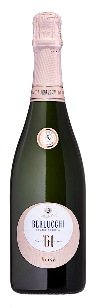 Berlucchi '61 Brut Rose  Front Bottle Shot