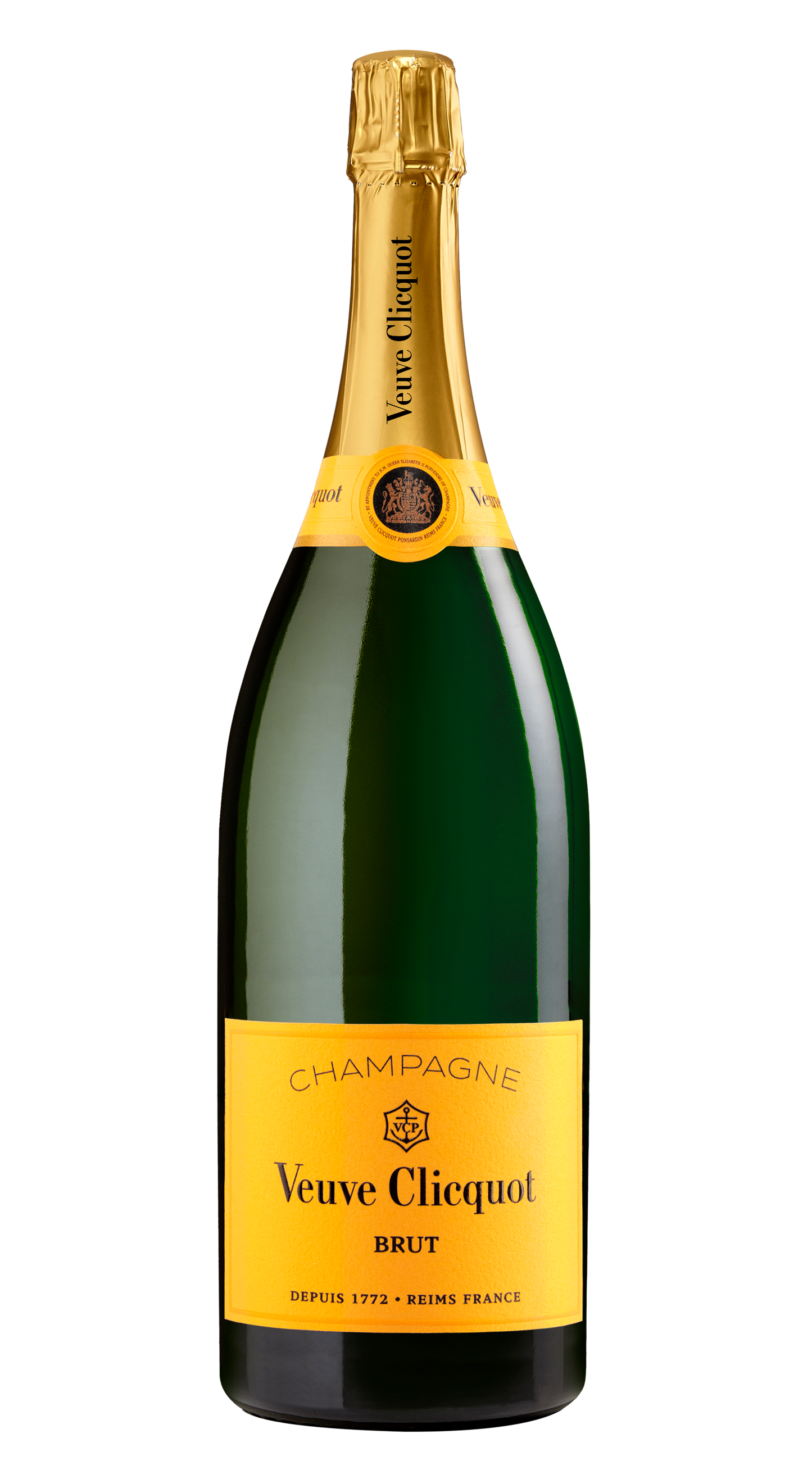 Veuve Clicquot Yellow Label Brut (3 Liter Bottle - Jeroboam)  Front Bottle Shot