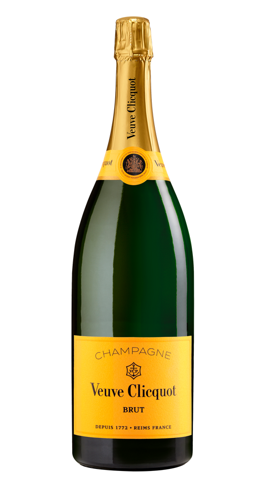 Veuve Clicquot Yellow Label Brut (3 Liter Bottle - Jeroboam)  Front Bottle Shot