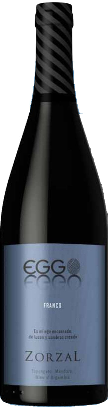 Zorzal Eggo Franco Cabernet Franc 2017  Front Bottle Shot