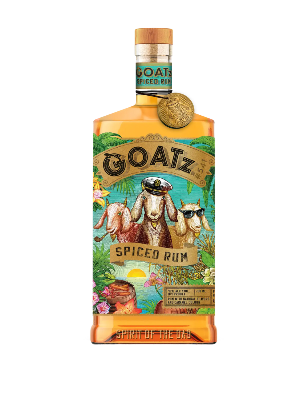SPIRIT OF THE DAO GOATZ SPICED RUM 700 ML