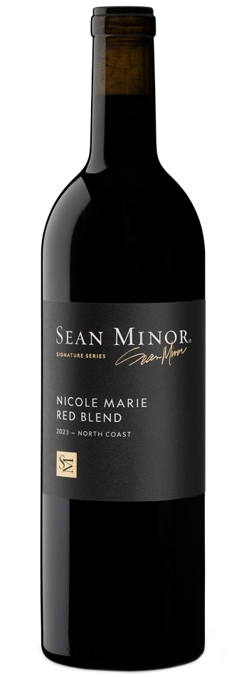 Sean Minor Nicole Marie Red Blend 2023  Front Bottle Shot
