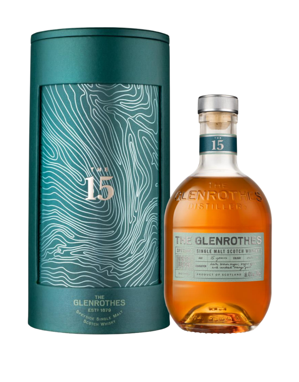 THE GLENROTHES 15 YEAR OLD SINGLE MALT SCOTCH WHISKY 700 ML