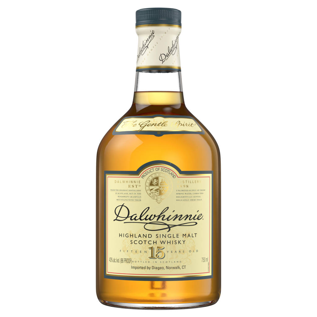 DALWHINNIE 15-YEAR SINGLE MALT WHISKEY 750 ML