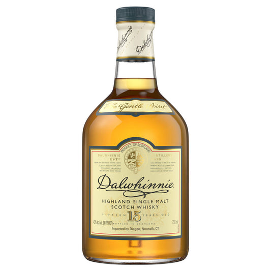 DALWHINNIE 15-YEAR SINGLE MALT WHISKEY 750 ML