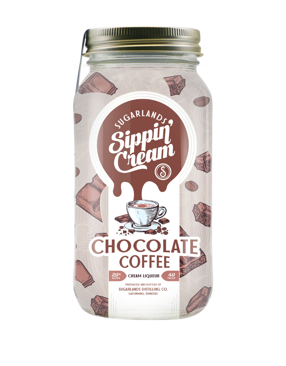 SUGARLANDS CHOCOLATE COFFEE SIPPIN' CREAM 750 ML