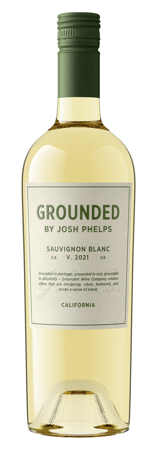 Grounded Wine Co. Sauvignon Blanc 2021  Front Bottle Shot