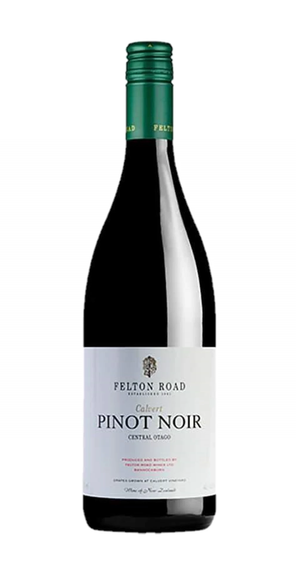Felton Road Calvert Pinot Noir 2020  Front Bottle Shot