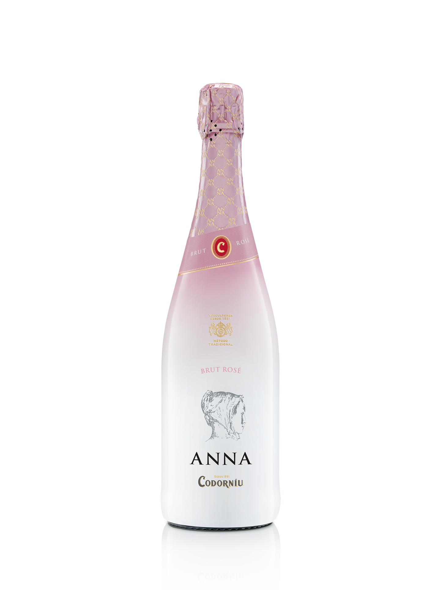 Codorniu Anna de Codorniu Cava Brut Rose Front Bottle Shot