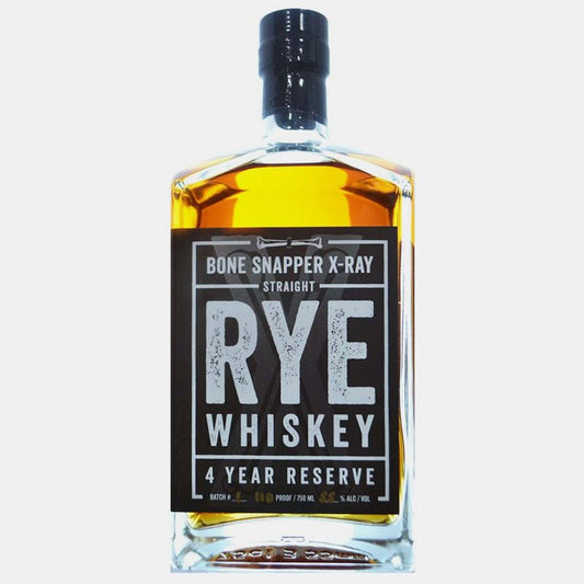Backbone 4 Years Reserve Bone Snapper X Ray Rye Whiskey 750ml