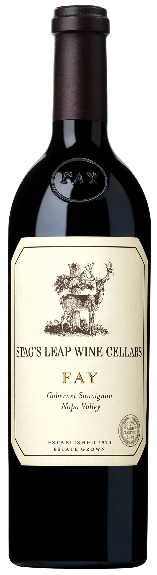 Stag's Leap Wine Cellars Fay Vineyard Cabernet Sauvignon 2021  Front Bottle Shot