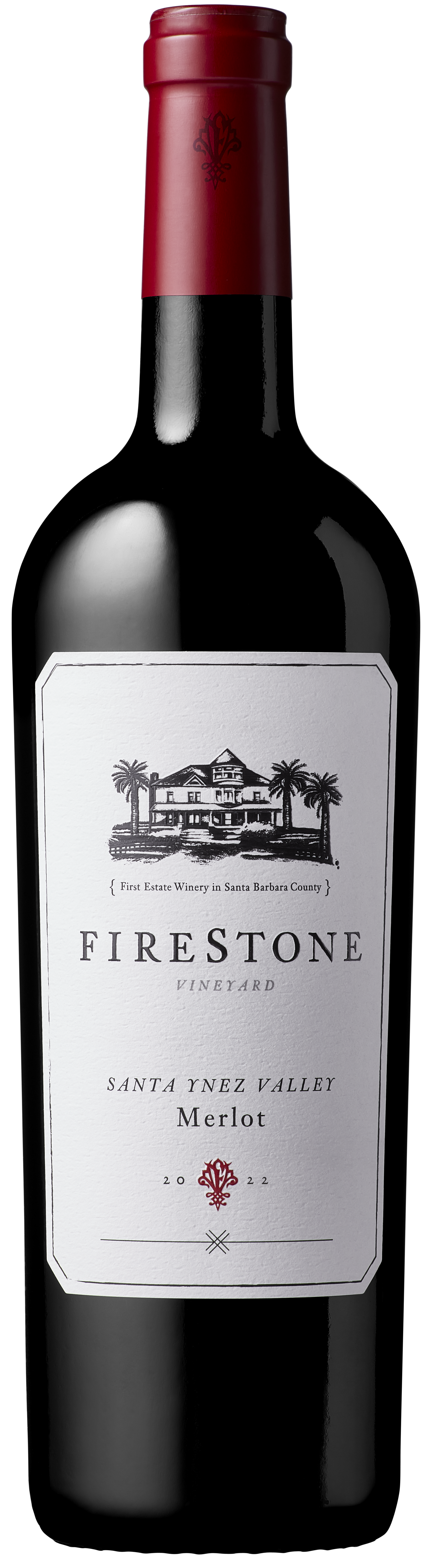 Firestone Merlot 2022  Front Bottle Shot