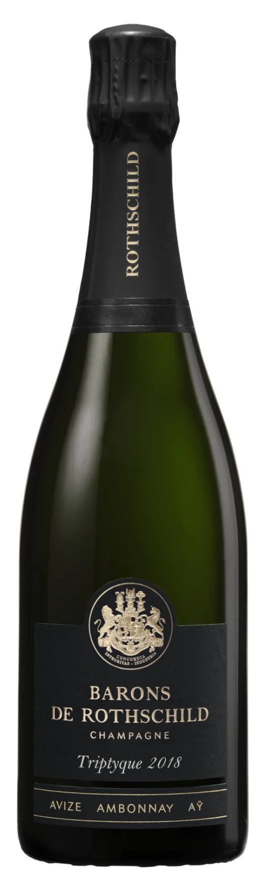 Champagne Barons de Rothschild Triptyque Grand Cru Brut 2018  Front Bottle Shot