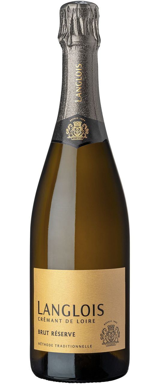 Langlois Cremant de Loire Brut Reserve  Front Bottle Shot