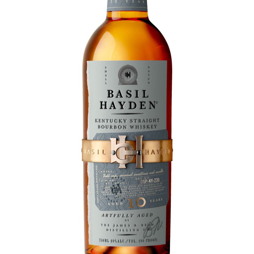 Basil Haydens 10 Year Bourbon Whiskey 750ml
