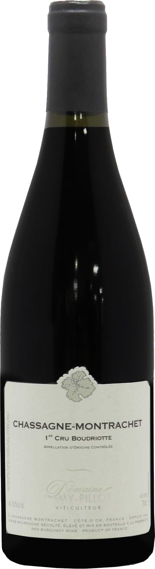 Domaine Lamy Pillot Chassagne-Montrachet Rouge Boudriotte Premier Cru 2020  Front Bottle Shot