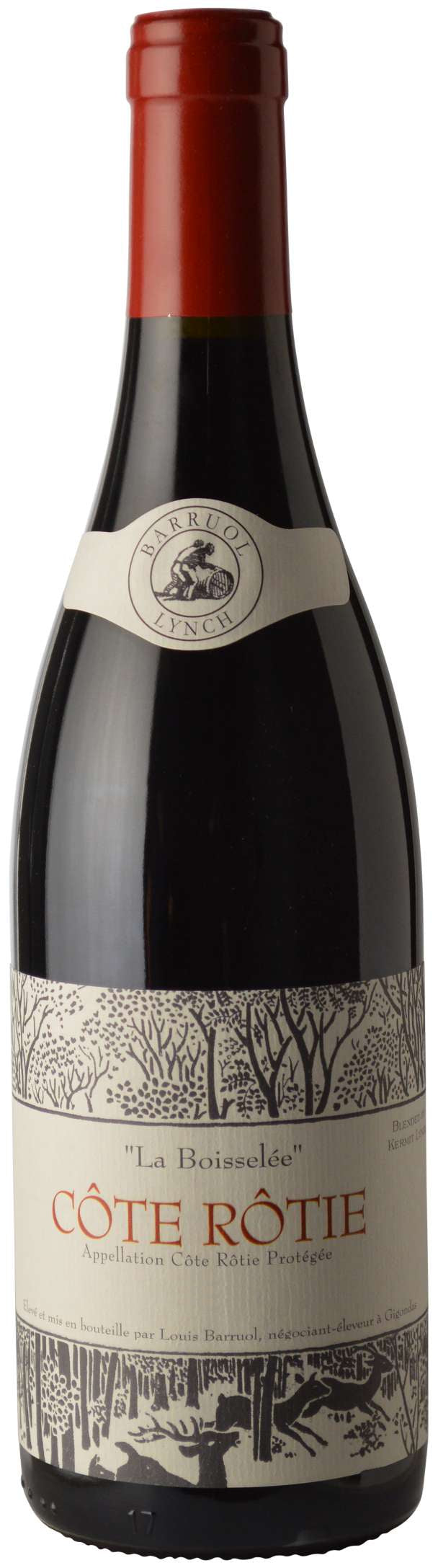 Barruol Lynch Cote Rotie La Boisselee 2016  Front Bottle Shot