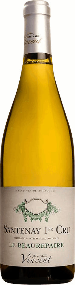 Jean-Marc Vincent Santenay Beaurepaire Premier Cru Blanc 2022  Front Bottle Shot