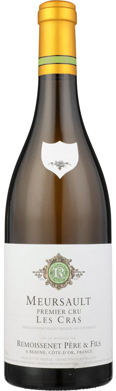 Remoissenet Meursault Les Cras Premier Cru 2022  Front Bottle Shot