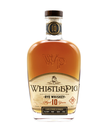 WHISTLEPIG 10 YEAR 100 PROOF RYE WHISKEY 750 ML