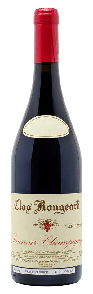Clos Rougeard Saumur-Champigny Les Poyeux 2018  Front Bottle Shot