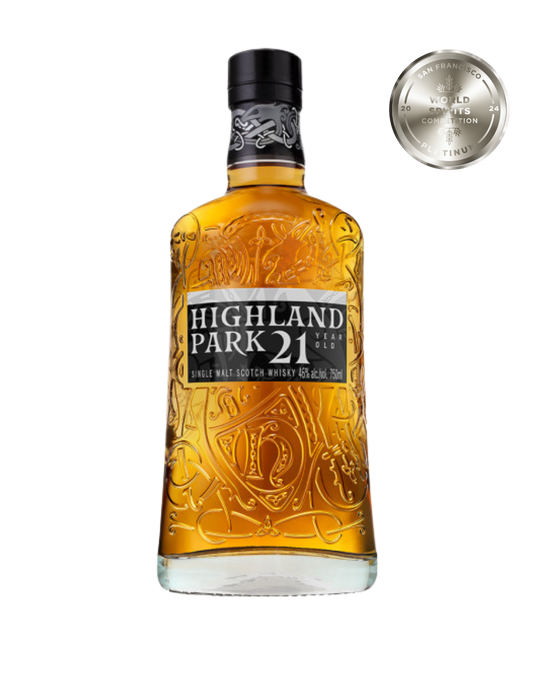 HIGHLAND PARK 21 YEAR OLD SCOTCH WHISKY 750 ML