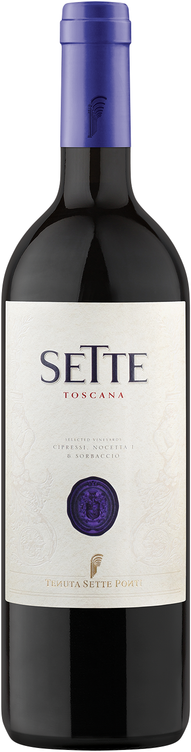 Tenuta Sette Ponti Sette Merlot 2021  Front Bottle Shot