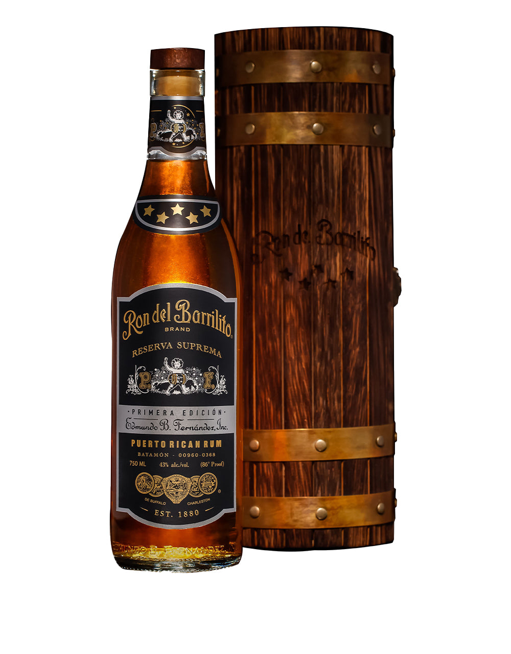 RON DEL BARRILITO 5 STARS 750 ML