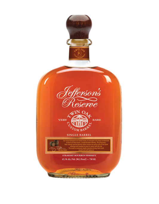 JEFFERSON'S TWIN OAK SINGLE BARREL BOURBON S1B8 750 ML