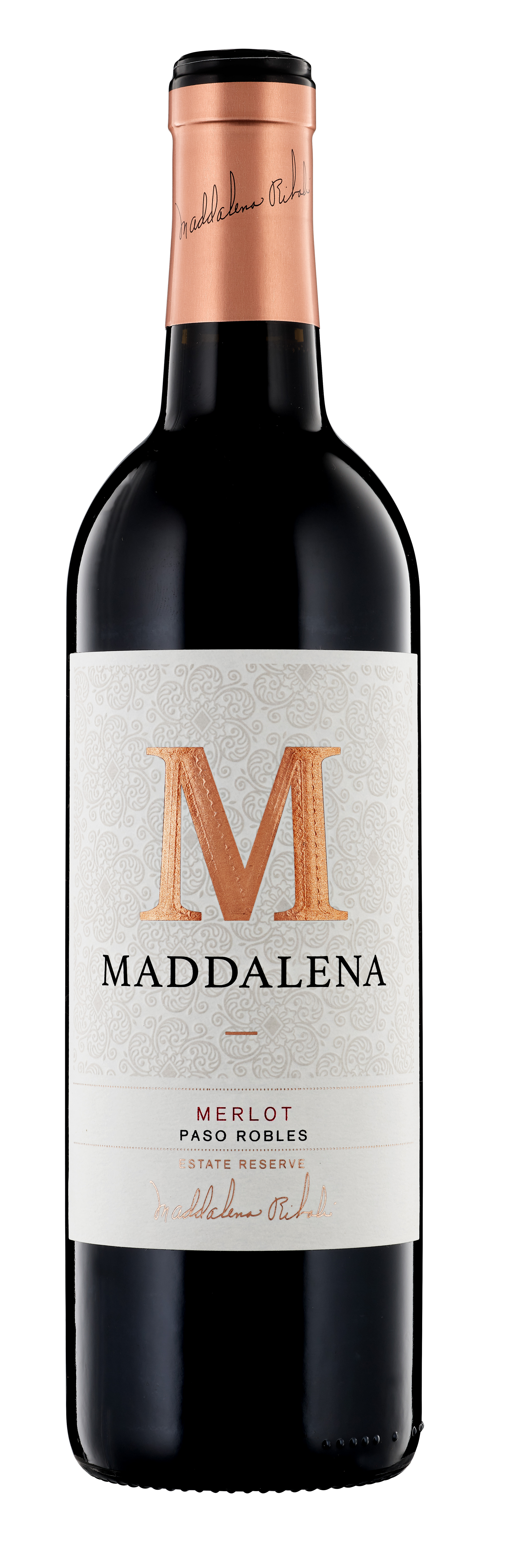 Maddalena Merlot 2022  Front Bottle Shot