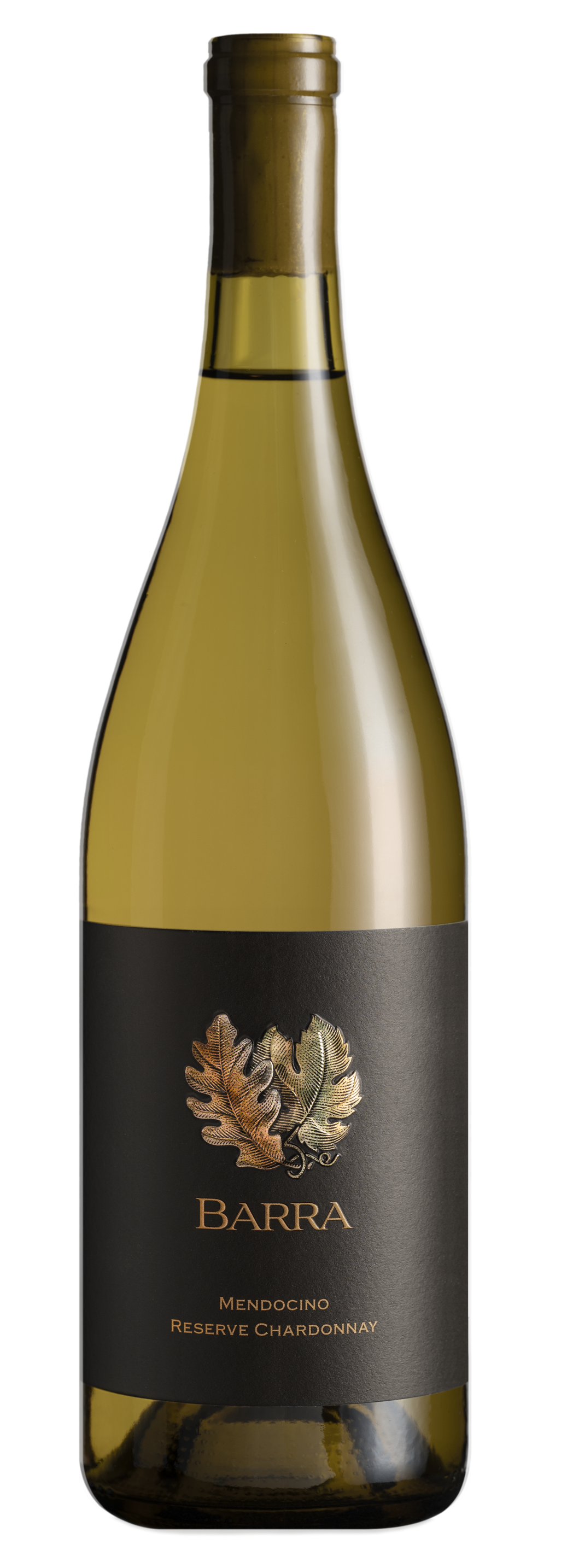 Barra of Mendocino Reserve Chardonnay 2022  Front Bottle Shot