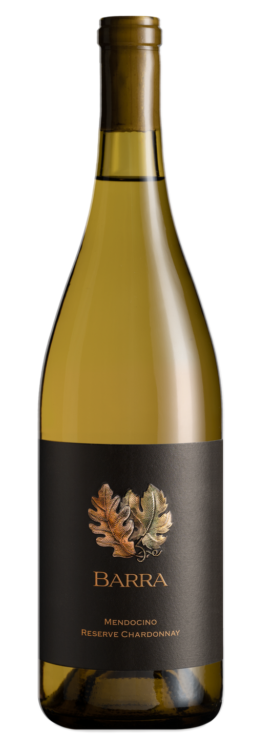 Barra of Mendocino Reserve Chardonnay 2022  Front Bottle Shot