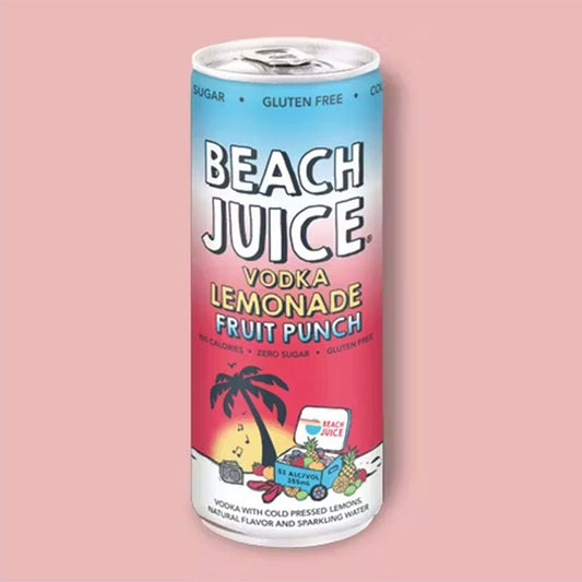 Beach Juice Lemonade Fruit Punch Vodka Cocktail 4/355ml