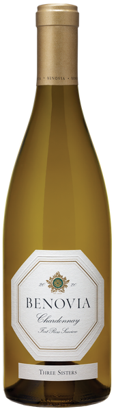 Benovia Three Sisters Chardonnay 2020  Front Bottle Shot