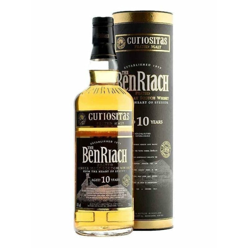 Benriach Curiositas Peated Single Malt Whiskey 10yr 750ml