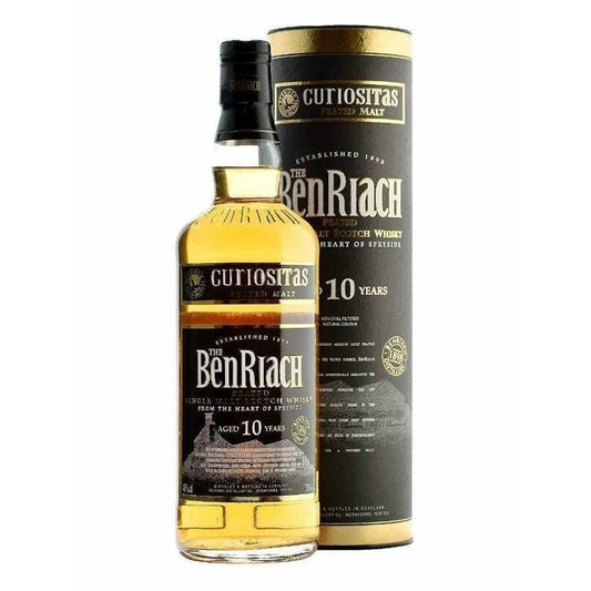 Benriach Curiositas Peated Single Malt Whiskey 10yr 750ml