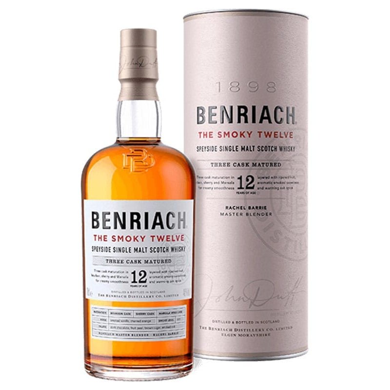 Benriach The Smoky Twelve Scotch Whiskey 750ml