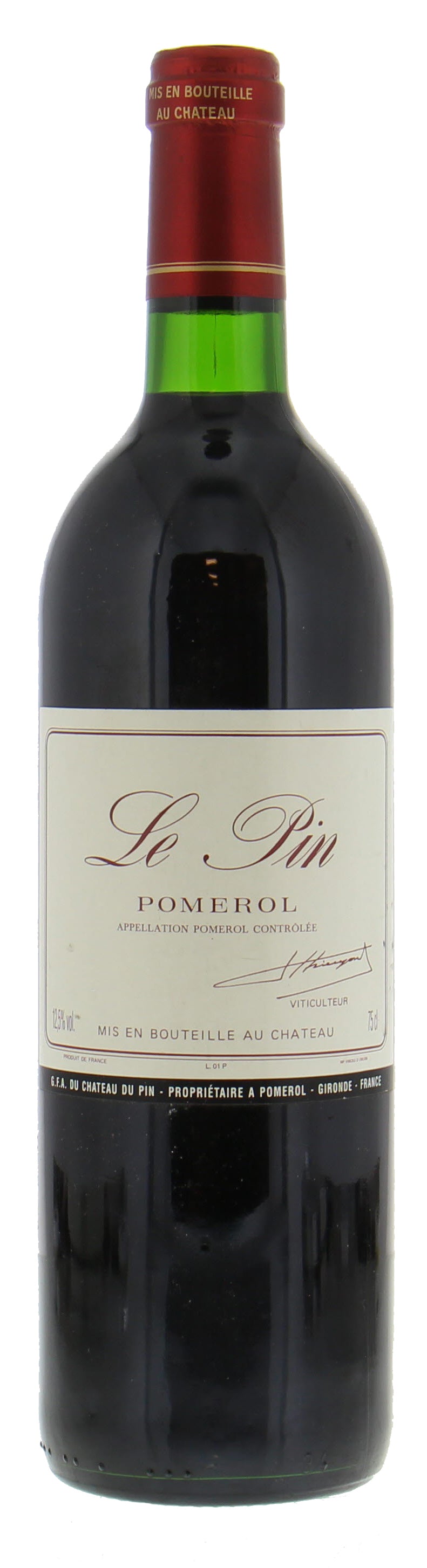 Chateau Le Pin  2019  Front Bottle Shot