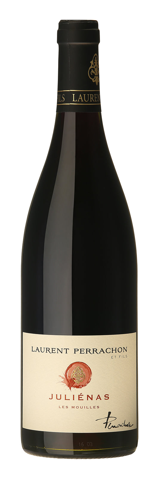 Laurent Perrachon et Fils Julienas Les Mouilles 2021  Front Bottle Shot