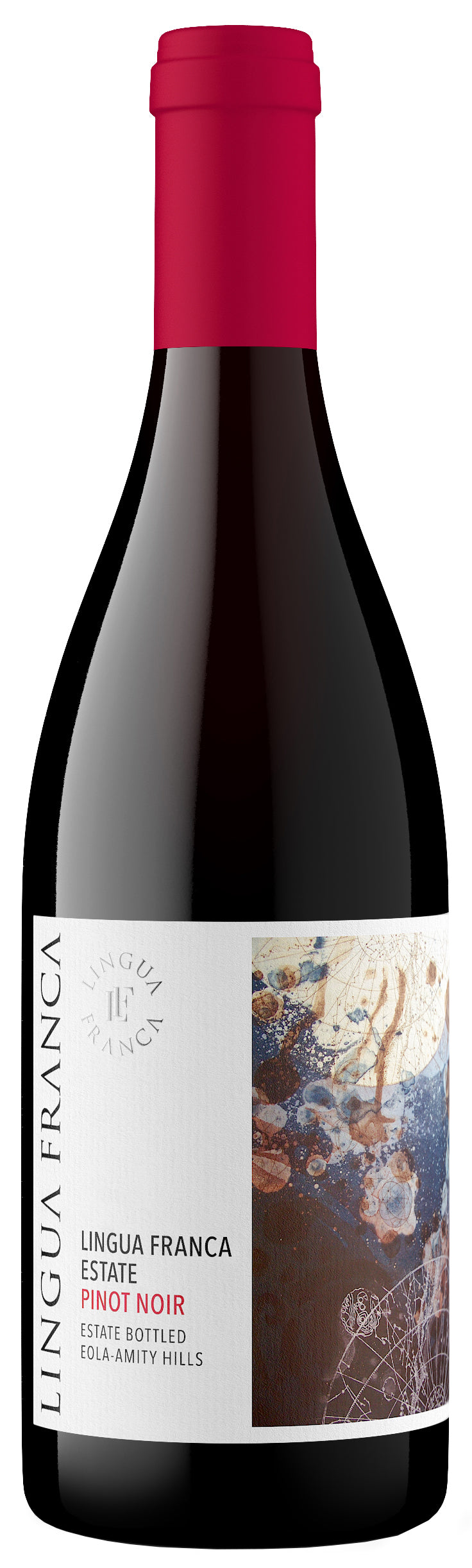 Lingua Franca Estate Pinot Noir 2022  Front Bottle Shot